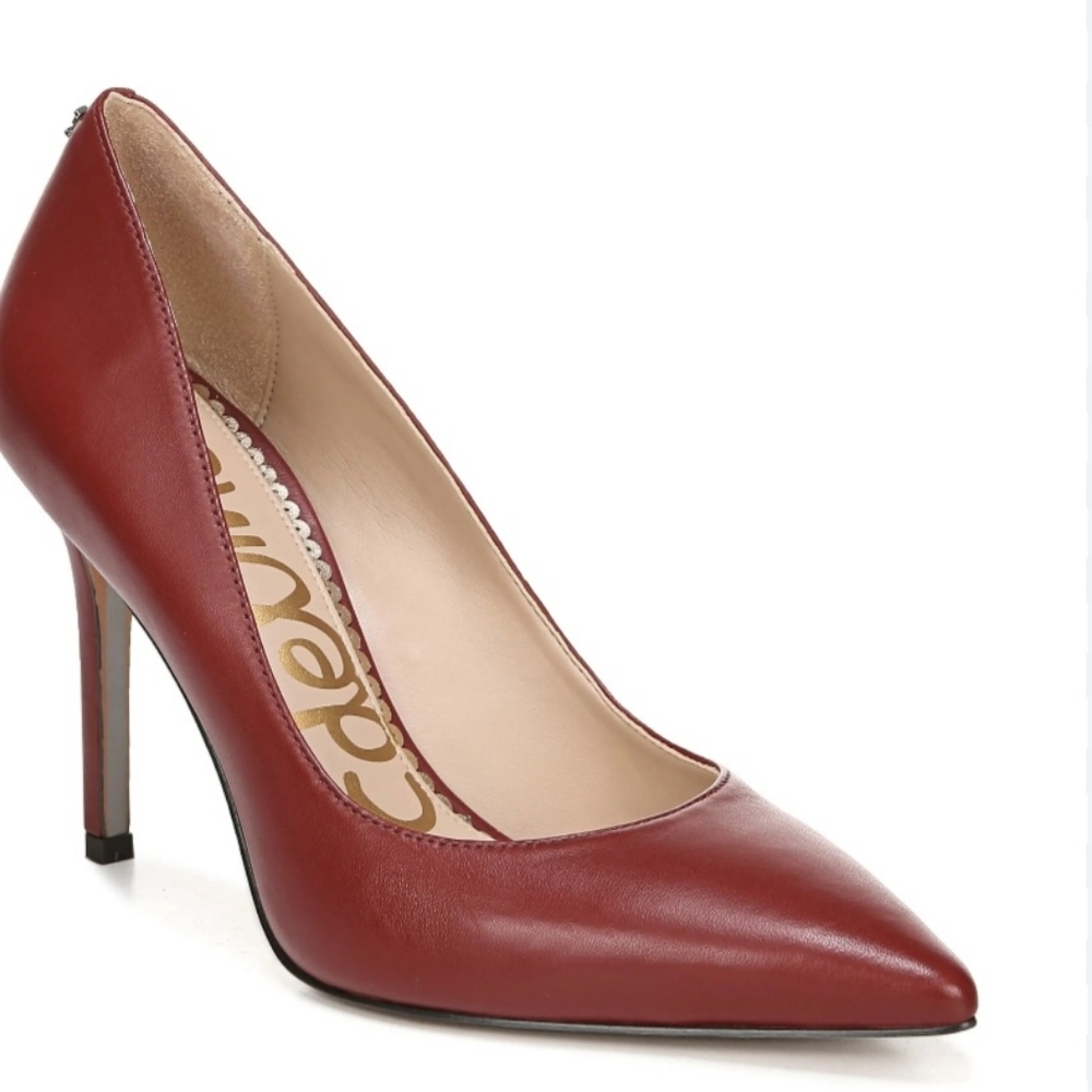 Brown Leather Women's Pumps - Picture 4 of 6